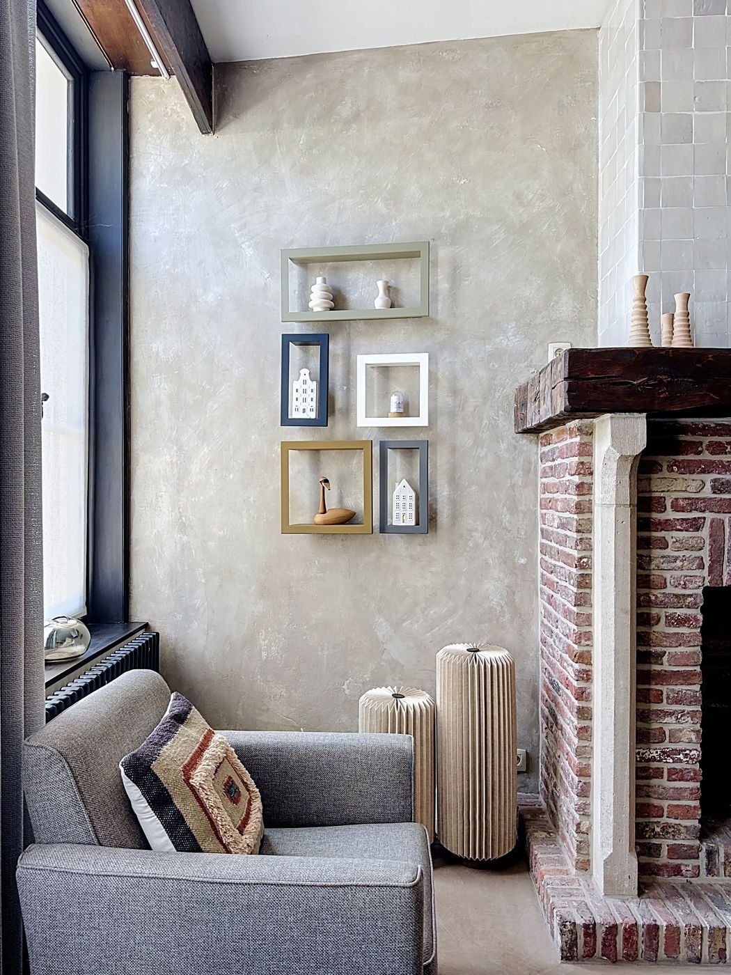 A quiet corner of the lounge by the window